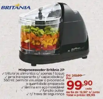 Carrefour Miniprocessador Britania 2P oferta