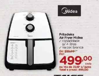 Carrefour Fritadeira Air Fry Midea oferta