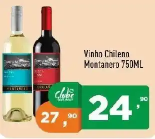 Supermercados Pague Menos Vinho Chileno Montanero 70ml oferta