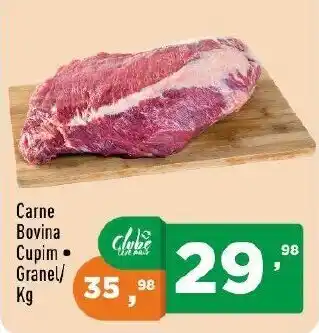 Supermercados Pague Menos Carne Bovina Cupim granel/ kg oferta