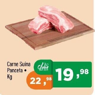 Supermercados Pague Menos Carne Suina Panceta 1kg oferta