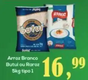 Arroz Branco Butui ou Raroz 5kg tipo 1