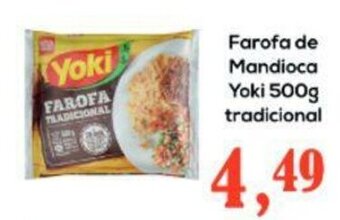 Semar Supermercado Farofa de Mandioca Yoki 500g tradicional oferta