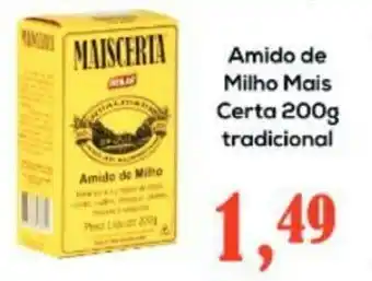 Amido de Milho Mais Certa 200g tradicional