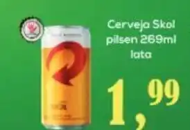 Semar Supermercado Cerveja Skol Pilsen 269ml lata oferta