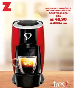 Magazan Máquina 03 corações g2 touch espress mult vm oferta