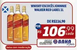 Bahamas Mix Whisky escocês johnnie walker red label oferta