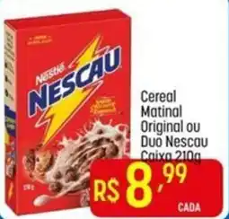 Muffato Cereal Matinal Original ou Duo Nescau Caixa oferta
