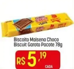 Muffato Biscoito Maisena Choco Biscuit Garoto Pacote oferta