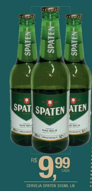 DB Supermercados Cerveja spaten 355ml ln oferta