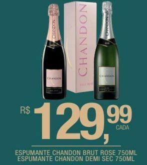 DB Supermercados Espumante chandon brut rose 750ml oferta