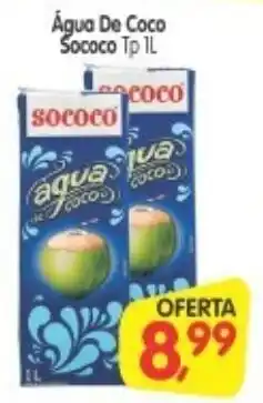 Cercadão Agua de Coco Sococo 1L oferta