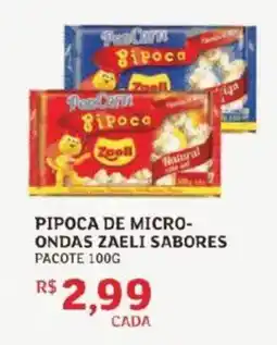 Assaí Atacadista Pipoca de micro-ondas zaeli sabores pacote oferta