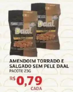 Assaí Atacadista Amendoim torrado e salgado sem pele daal pacote oferta