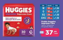 Supermercados Mateus Fralda Huggies Supreme Care oferta