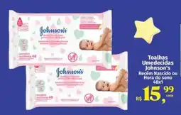 Supermercados Mateus Toalhas Umedecidas Johnson's oferta