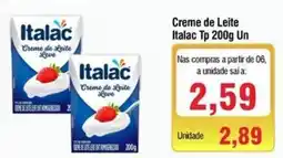 Spani Atacadista Creme de Leite Italac Tp Un oferta