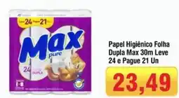 Spani Atacadista Papel Higiênico Folha Dupla Max 30m oferta