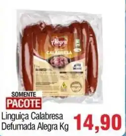 Spani Atacadista Linguiça Calabresa Defumada Alegra oferta