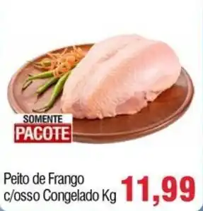 Spani Atacadista Peito de Frango c/osso Congelado oferta