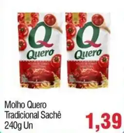 Spani Atacadista Molho Quero Tradicional Sachê Un oferta