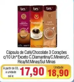 Spani Atacadista Cápsula de Café/Chocolate 3 Corações oferta