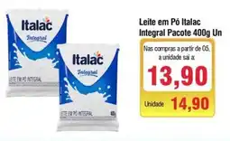 Spani Atacadista Leite em Pó Italac Integral Pacote Un oferta