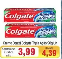 Spani Atacadista Creme Dental Colgate Tripla Ação Un oferta
