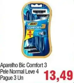 Spani Atacadista Aparelho Bic Comfort 3 Pele Normal oferta