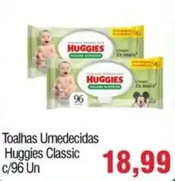 Spani Atacadista Toalhas Umedecidas Huggies Classic oferta