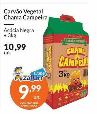 Carvão Vegetal Chama Campeira