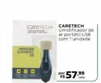 Caretech Umidificador De Ar Portátil Usb