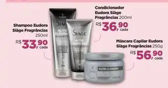 Farmácias Nissei Shampoo Eudora Siàge Fragrâncias Condicionador Eudora Siàge Fragrâncias Máscara Capilar Eudora Siàge Fragrâncias oferta