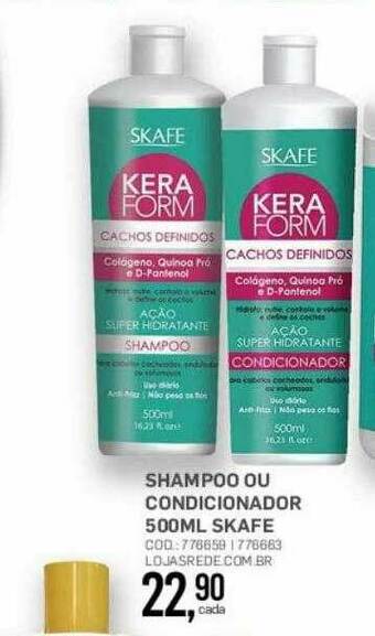 Shampoo Ou Condicionador Skafe