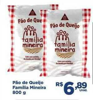 Tatico Pão De Queijo Familia Mineira oferta