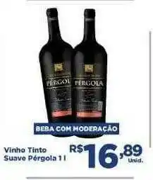 Tatico Vinho Tinto Suave Pérgola oferta