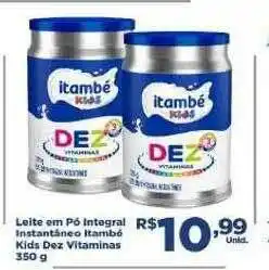 Tatico Leite Em Pó Integral Instantâneo Itambé Kids Dez Vitaminas oferta