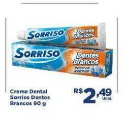Creme Dental Sorriso Dentes Brancos