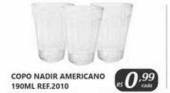 Supermercados Planalto Copo Nadir Americano oferta