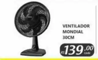 Supermercados Planalto Ventilador Mondial 30cm oferta