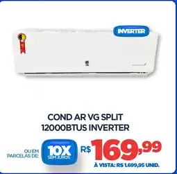 DB Supermercados Cond ar vg split 12000BTUS INVERTER oferta