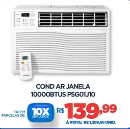 DB Supermercados Cond ar janela 10000BTUS PSG01J10 oferta