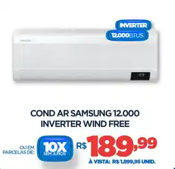 DB Supermercados Cond Ar Samsung 12.000 INVERTER WIND FREE oferta