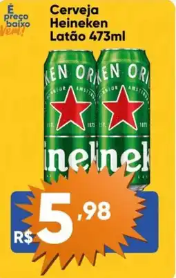 Atacado Vem Cerveja Heineken Latão oferta