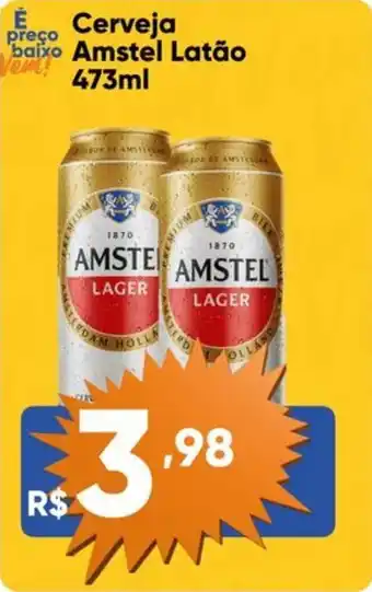 Atacado Vem Cerveja Amstel Latão oferta