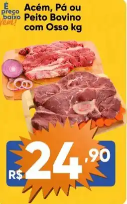 Atacado Vem Acém, Pá ou Peito Bovino com Osso oferta