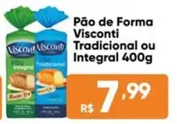 Atacado Vem Pão de Forma Visconti Tradicional ou Integral oferta