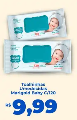 Andorinha Hipermercado Toalhinhas Umedecidas Marigold Baby C/120 oferta
