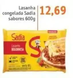 Sonda Lasanha congelada Sadia sabores oferta