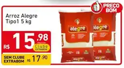 Extrabom Supermercados Arroz Alegre Tipo 1 oferta